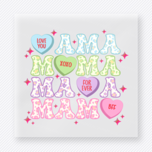 Mama Mini Mama Mini Valentine Valentine's Day DTF Transfers