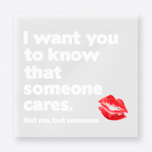 Someone Cares White Valentine's Day DTF Transfers