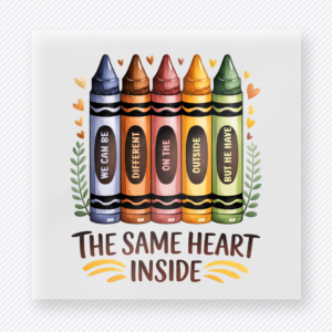 The Same Heart Inside Valentine's Day DTF Transfers