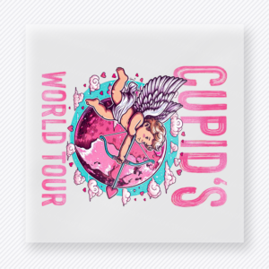 Cupid's World Tour Valentine's Day DTF Transfers