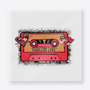 Endless Love Mixtape Distressed Valentine's Day DTF Transfers