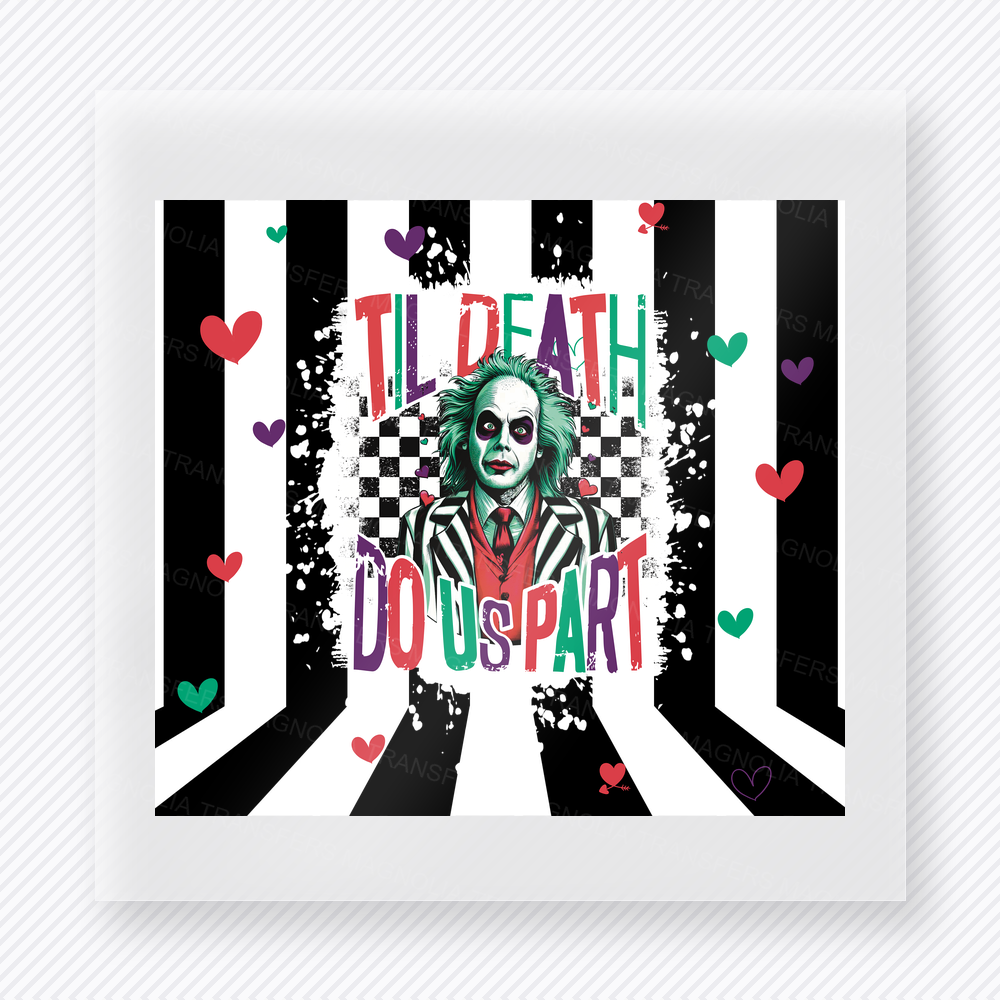 Til Death Do Us Part Skeleton Valentine's Day DTF Transfers