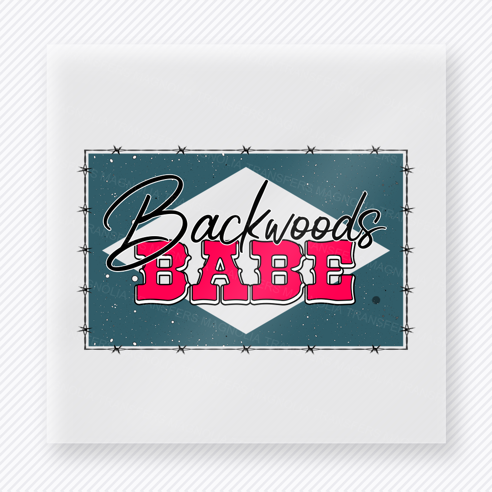 Backwoods Babe Western, Boho & Hippie DTF Transfers